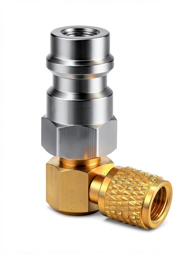 Yaocom 90° R12 to R134a Convert Adapter-1