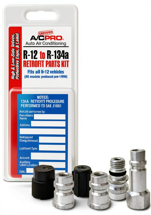 A/C Pro R-134a Service Port Kit for All Vehicles-0