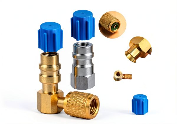 Yaocom 90° R12 to R134a Convert Adapter-3