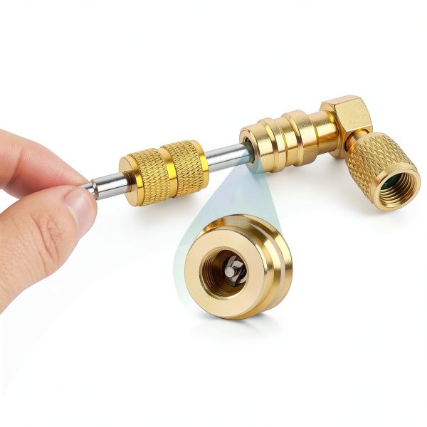FANOVO R12 to R134a Adapter Brass High Low Side-6