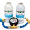 cmebiz Brass A/C Booster Gauge for R1234YF-0