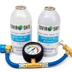 cmebiz Brass A/C Booster Gauge for R1234YF-0