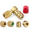 FANOVO R12 to R134a Adapter Brass High Low Side-2