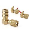 FANOVO R12 to R134a Adapter Brass High Low Side-5