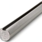 304 Stainless Steel Keyed Shaft by Keyshaft 3/8" Diameter 3" Length-0