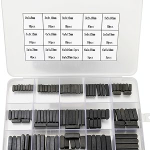 RELMON 140 PCS Round Ended Feather Key Set - Parallel Drive Shaft Keys 3mm, 4mm, 5mm, 6mm-0