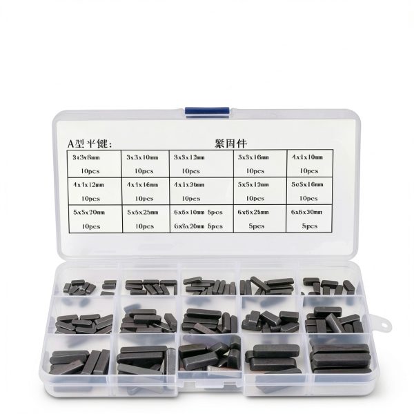 Round Ended Key, 140pcs Round Ended Key Parallel Drive Shaft Keys Set 8mm 10mm 12mm 16mm 20mm 25mm 30mm-6