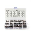 EVGATSAUTO Round Ended Key 140pcs Stainless Steel Parallel Shaft Keys-2