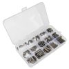 Parallel Drive Shaft Key 140PCS SAE Stainless Steel Round End Set-4