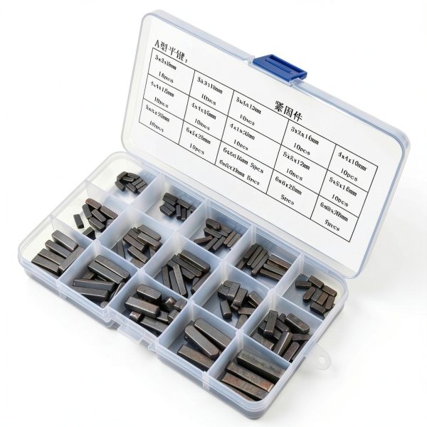 140pcs Round Ended Parallel Drive Shaft Keys Set key way set 8mm-30mm key way set Stainless Steel Wrench Set Floor Bolts & Screw Sets Llaves Hexagonales-5