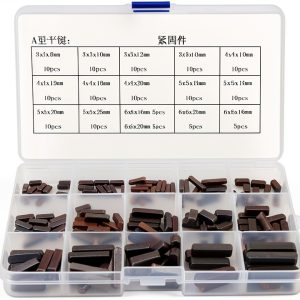 140pcs Round Ended Parallel Drive Shaft Keys Set key way set 8mm-30mm key way set Stainless Steel Wrench Set Floor Bolts & Screw Sets Llaves Hexagonales-0