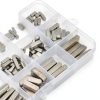 Steel Machine Keyway Assortment, 140PCS 12mm 16mm 20mm 25mm Professional Parallel Drive Shaft Key Round Ended Key for Shaft Type Fastening Connection-6