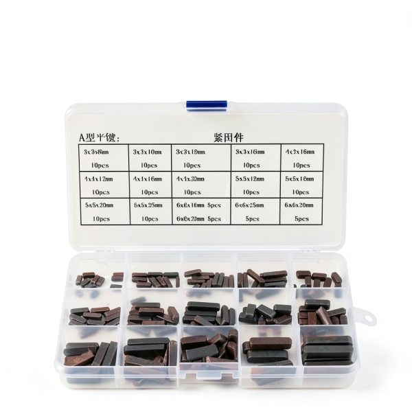 140pcs Round Ended Parallel Drive Shaft Keys Set key way set 8mm-30mm key way set Stainless Steel Wrench Set Floor Bolts & Screw Sets Llaves Hexagonales-2