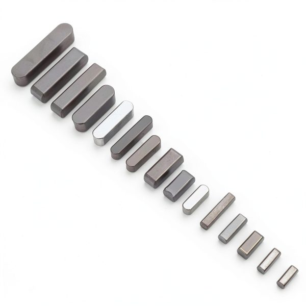 Keyway Assortment GBSCLOVER 140Pcs A3 Carbon Steel Parallel Shaft Keys-3