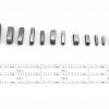 Steel Machine Keyway Assortment, 140PCS 12mm 16mm 20mm 25mm Professional Parallel Drive Shaft Key Round Ended Key for Shaft Type Fastening Connection-8