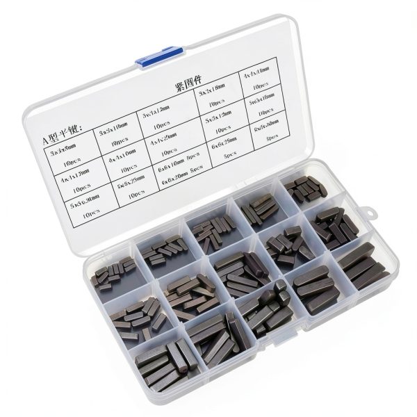 140pcs Round Ended Parallel Drive Shaft Keys Set key way set 8mm-30mm key way set Stainless Steel Wrench Set Floor Bolts & Screw Sets Llaves Hexagonales-6