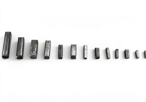 Steel Machine Keyway Assortment, 140PCS 12mm 16mm 20mm 25mm Professional Parallel Drive Shaft Key Round Ended Key for Shaft Type Fastening Connection-1