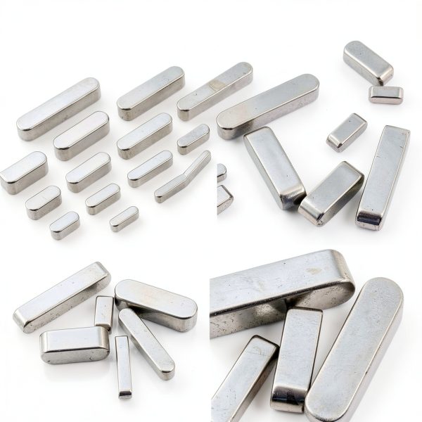 Keadic 140Pcs 16-Size 304 Stainless Steel Key Stock Assortment-5